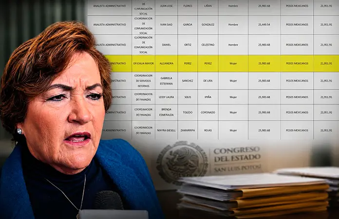 Oficial mayor del Congreso cobija a sus allegados