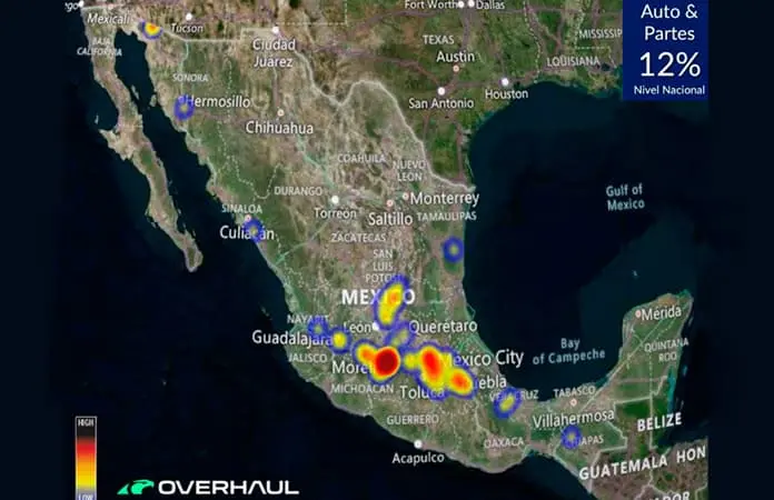 SL sigue en el top ten de robo de carga