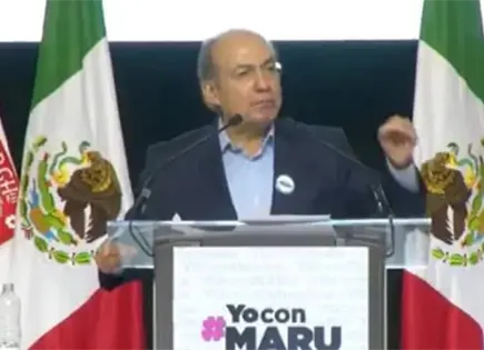 Calderón reaparece y critica a Sheinbaum Calderón reaparece y critica a Sheinbaum