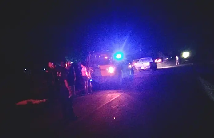 Conductor fallece en un choque de motos