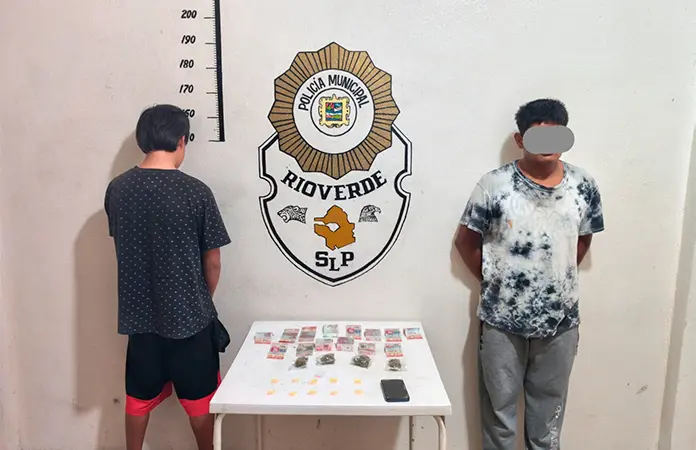 Detienen a sujetos con presunta droga