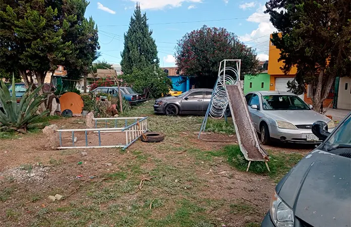 Urgen mejorar área verde de Privada Los Encinos