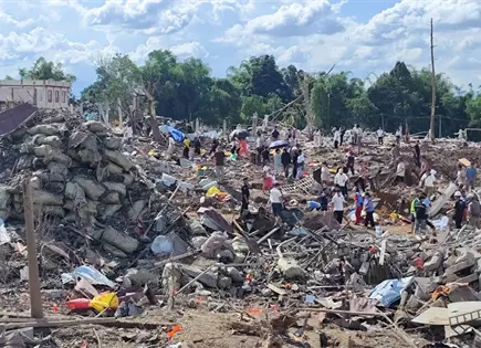 Explosión en Myanmar deja hasta 59 muertos y 70 heridos Explosión en Myanmar deja hasta 59 muertos y 70 heridos