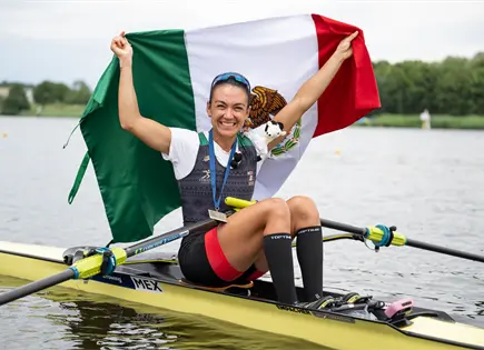 Kenia Lechuga conquista oro en Copa del Mundo de Remo en Sevilla Kenia Lechuga conquista oro en Copa del Mundo de Remo en Sevilla