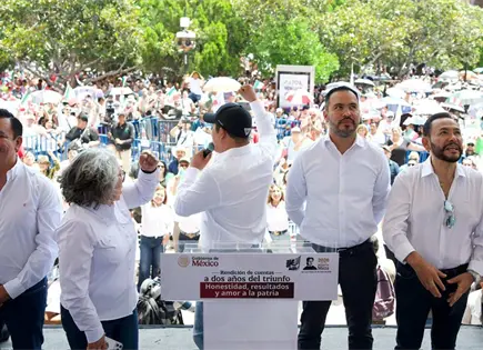 Gallardo refrenda apoyo a Sheinbaum Gallardo refrenda apoyo a Sheinbaum