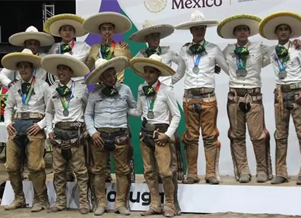 San Luis conquista 6 preseas en charrería San Luis conquista 6 preseas en charrería