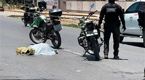 Muere ancianito arrollado por una motocicleta