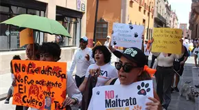 Protestan contra crueldad animal