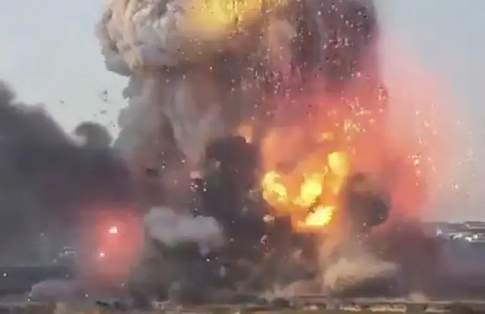 Explota una fábrica de pirotecnia en Malta
