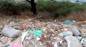 Paseo de los Arrayanes, basurero clandestino