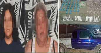 En Cedral, detienen a mujeres con "mota" y cristal