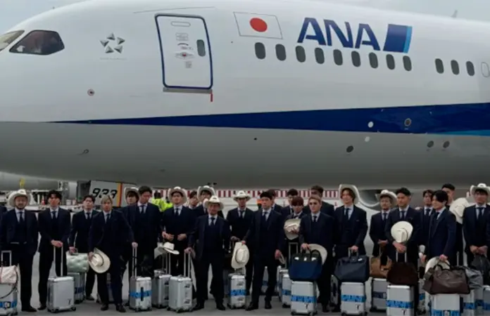 Selección de Japón llega a Monterrey para campamento de preparación