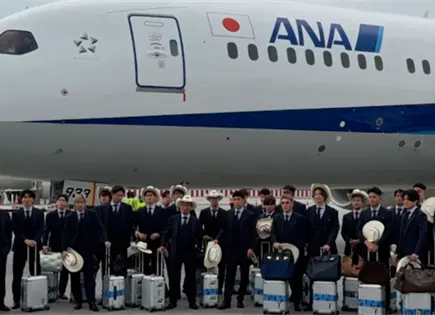 Selecci&oacute;n de Jap&oacute;n llega a Monterrey para campamento de preparaci&oacute;n