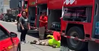 Atropellan a vendedor de la Coca en Tequis