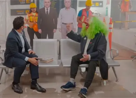 Brozo y Loret critican a funcionarios mexicanos desde aeropuerto