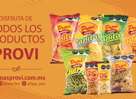 Botanas Provi listo para la justa Mundialista Botanas Provi listo para la justa Mundialista