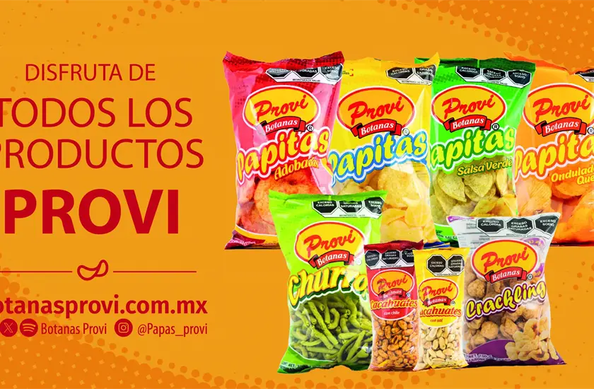 Botanas Provi listo para la justa Mundialista