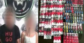 Detienen a pareja por m&uacute;ltiples asaltos a Oxxos