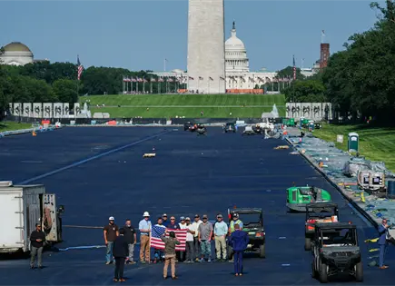 Donald Trump anuncia llenado del Estanque Reflectante en Washington