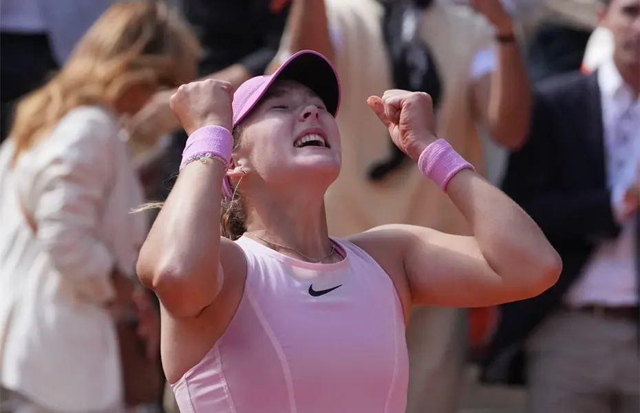 Andreeva conquista en Roland Garros
