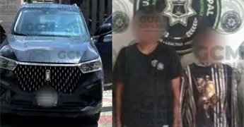 Atrapan a supuestos ladrones de veh&iacute;culos