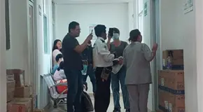 Derechohabiente y médico a punto de liarse a golpes