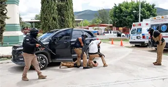 Simulacro de rescate en el Hospital Comunitario