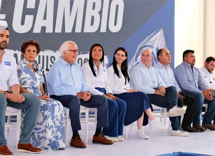 Arropa el PAN a Galindo y anuncia que va por candidatura (video)