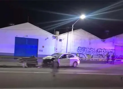 Choque en puente de Circuito Potosí deja dos personas heridas Choque en puente de Circuito Potosí deja dos personas heridas