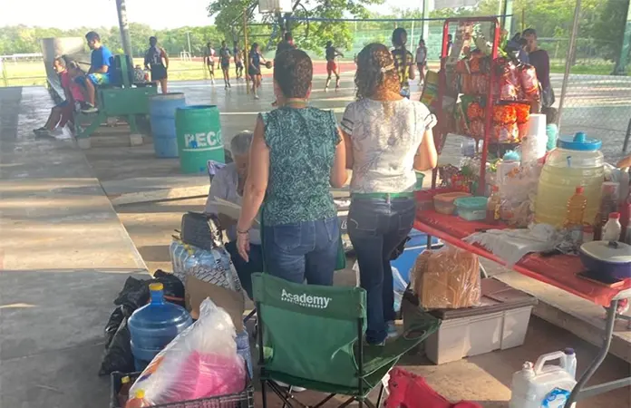 Comerciante amenaza a grupo de deportistas