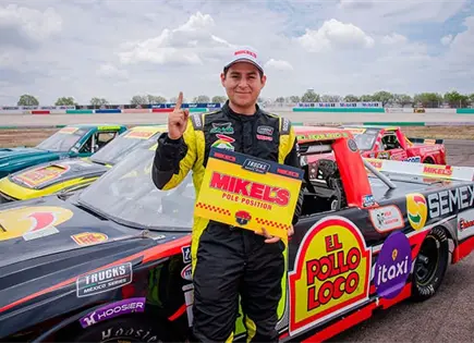 Gael Aguilar logra su primera “pole”