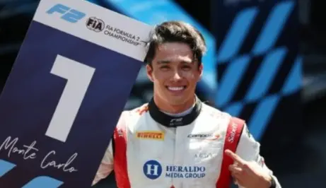 Noel Le&oacute;n hace historia con triunfo en M&oacute;naco en F&oacute;rmula 2