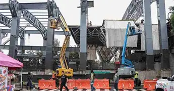 Ultiman trabajos en el Parque Elevado