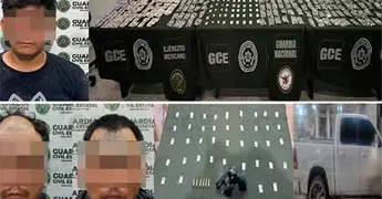 Capturan a cuatro narcos en diferentes municipios