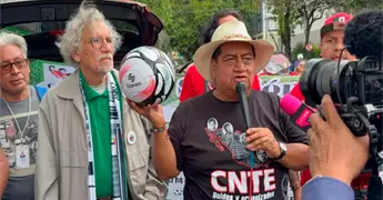 CNTE insiste en di&aacute;logo directo con presidenta Sheinbaum