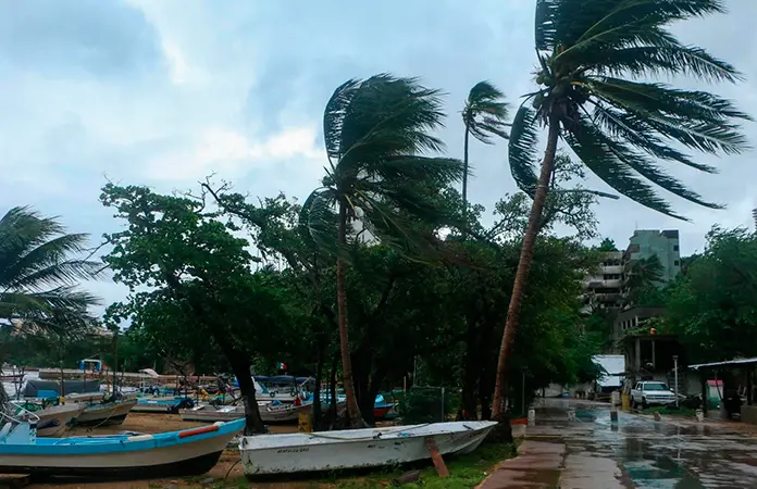 Depresión tropical provoca fuertes lluvias