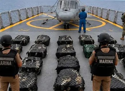 Aseguran 800 kilos de cocaína en Guerrero; hay 5 detenidos Aseguran 800 kilos de cocaína en Guerrero; hay 5 detenidos