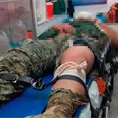 Militares fueron  atropellados al abanderar choque