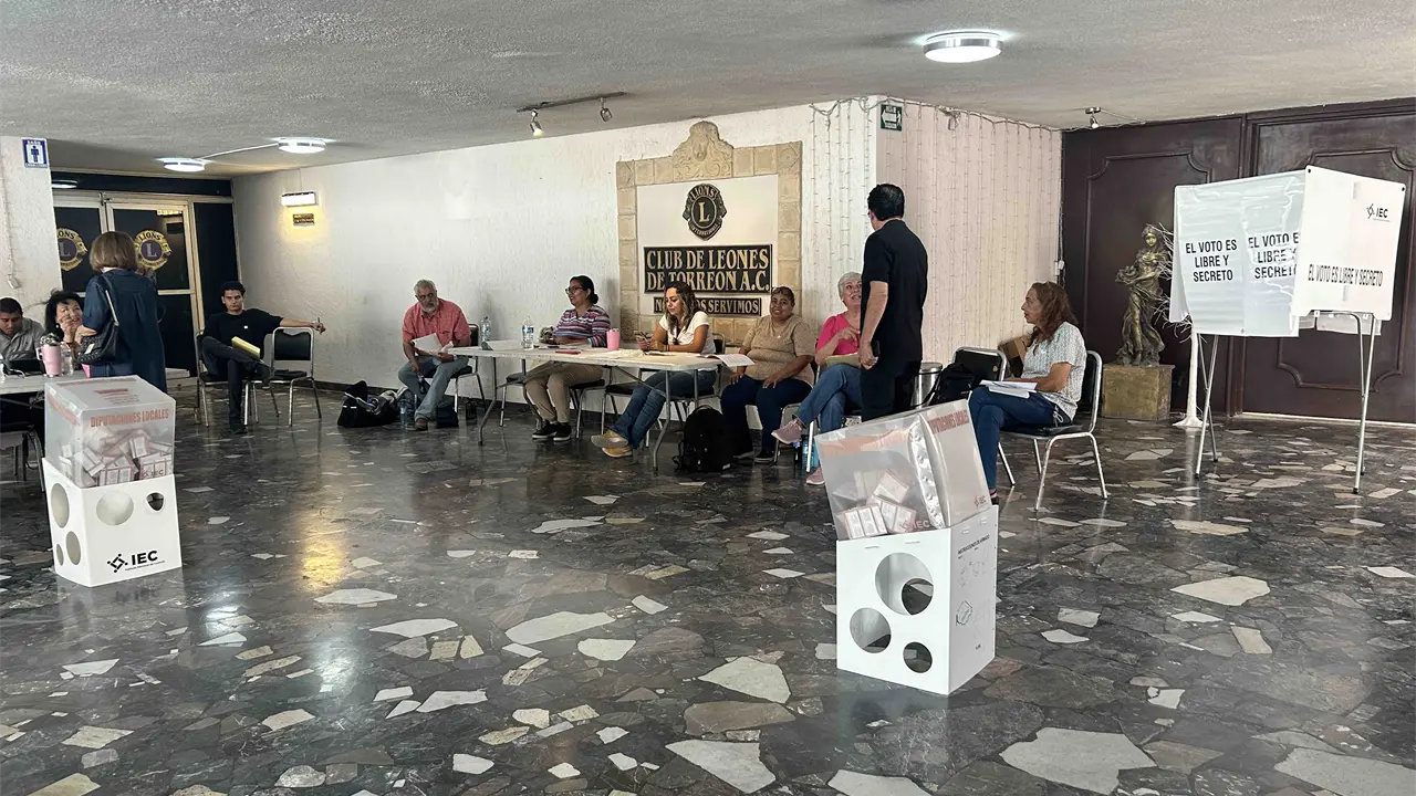 Jornada electoral en Coahuila