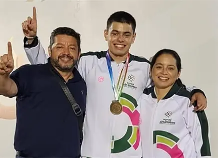 Obtiene Víctor Arreguín medalla de bronce Obtiene Víctor Arreguín medalla de bronce