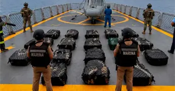 Semar asegura m&aacute;s de 800 kilos de coca&iacute;na en Guerrero