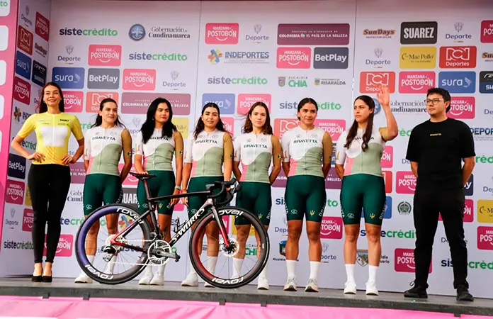 Valeria Cruz en la Vuelta a Colombia