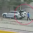 Fotos | Roban bal&oacute;n gigante de restaurante en Lomas