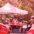 Plaza principal de Villa de  Pozos se vuelve un "tianguis"