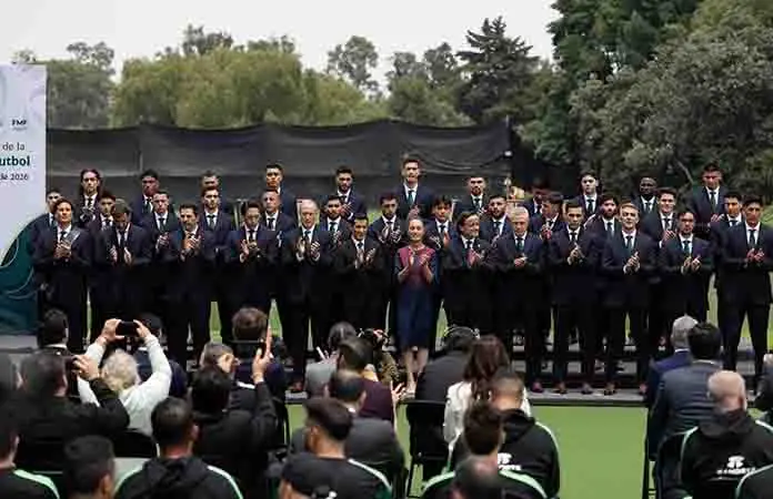 Selección azteca, abanderada por C. Sheinbaum