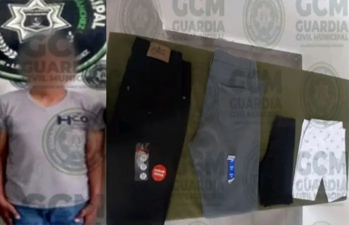 Sorprenden a ladrón robando en un negocio