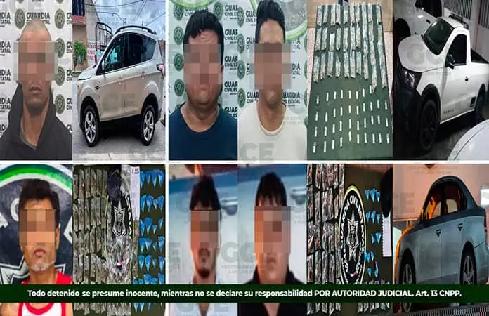 Arrestan a narcos en V. de Reyes y Valles