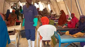 Combaten brote de c&oacute;lera en el estado de Borno