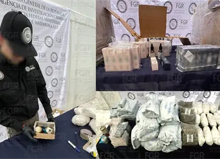 Interceptan envío de "mota" y cristal por paquetería Interceptan envío de "mota" y cristal por paquetería