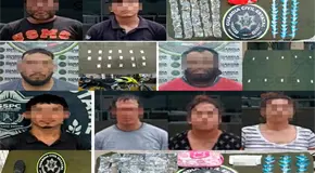 Caen 8 narcos en varios municipios